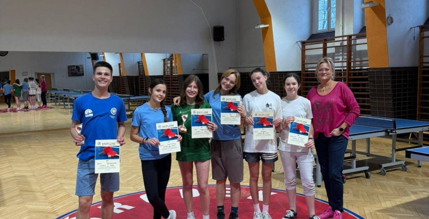 II Szkolne zawody tenisa stołowego